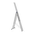 Лестница 3 секции, 14 ступеней, алюминий, 9.26 м, 150 кг, Alumet, 5314