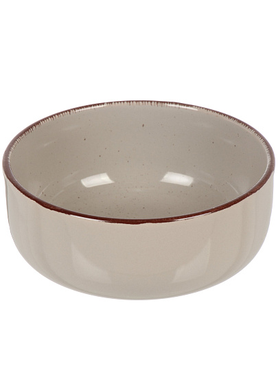 Салатник керамика, круглый, 15 см, 0.6 л, Pollen lite, Daniks, SDC1245, капучино