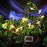 Фонарь садовый Lamper, Каскад Полет бабочки, на солнечной батарее, грунтовый, 3 Вт, пластик, LED3м выносная солнеч. панель/аккум, холодное белое свечение - фото 5