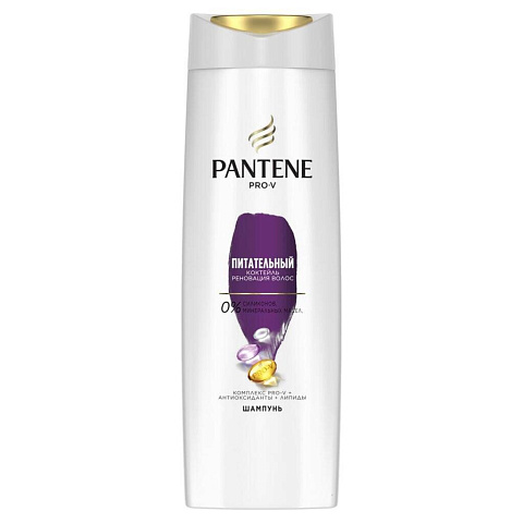 Шампунь Pantene Pro-V, Питательный коктейль, для тонких волос, 400 мл