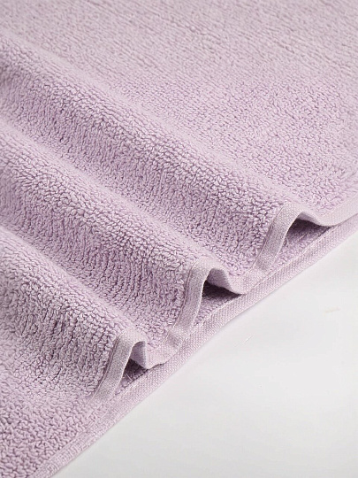 Полотенце банное 70х140 см, 100% хлопок, 500 г/м2, Перо, Silvano, лавандовое, Узбекистан