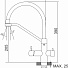 Смеситель для кухни, РМС, с картриджем, с подключением к фильтру, нержавеющая сталь, SUS127TBL-016F-015 - фото 4