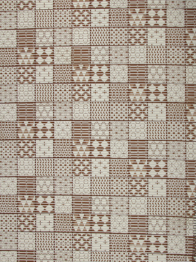 Коврик для ванной, антискользящий, 1.3х15 м, вспененный ПВХ, Вилина, Преображение, 218PT-brown