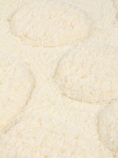 Коврик для ванной, 0.5х0.8 м, микрофибра, белый, Silvano, Лиона