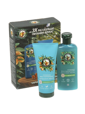 Набор подарочный для женщин, Herbal Essences, Аргановое масло, шампунь 250 мл+бальзам 180 мл