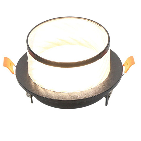 Светильник встраиваемый Элегия, GX53, круглый, черный, General Lighting Systems, GCL-GX53-H38