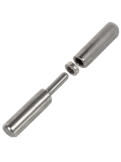 Петля гаражная, 18х130 мм, с подшипником, каплевидная для сварки