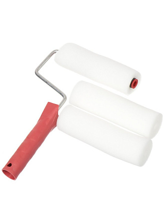 Валик малярный Bartex, Мини, +2 шубки, поролон, 140 мм, с бюгелем, 615043 РФ