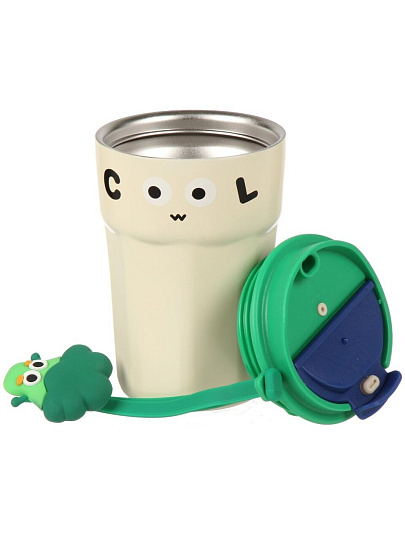 Термокружка нержавеющая сталь, 350 мл, Cool, молочная, Y4-9295