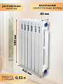 Радиатор чугун, 500х80 мм, STI, Nova, 7 секций - фото 2