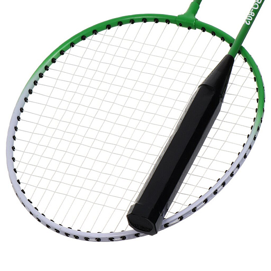 Ракетки для бадминтона 2 шт, 65х20 см, металл, чехол, в ассортименте, Y9-300