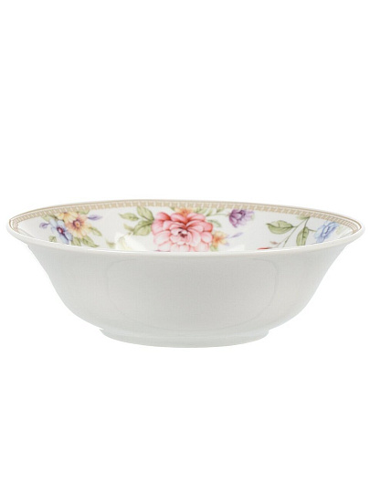 Салатник фарфор, круглый, 4.5 см, 0.36 л, Маргаритки, Дулевский фарфор, 118332