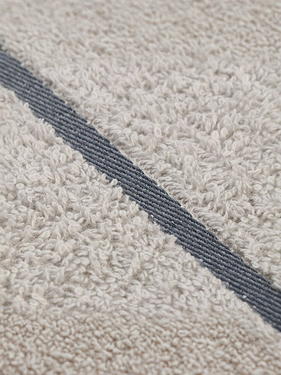 Полотенце банное 70х140 см, 100% хлопок, 420 г/м2, Азия, Silvano, светло-серое, Узбекистан