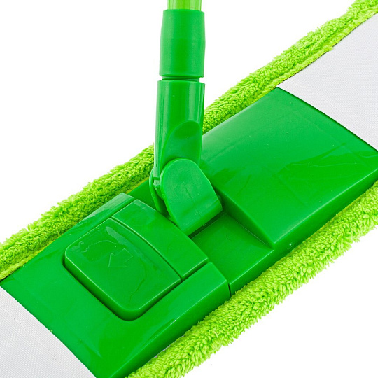 Швабра 120 см с пластиковой складной подошвой, насадка микрофиб, рукоятка телескоп., Elfe, 935055