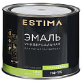 Эмаль Estima, ПФ-115, алкидная, глянцевая, серая, 1.9 кг