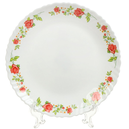 Сервиз столовый стеклокерамика, 19 предметов, на 6 персон, Daniks, Фламенко