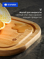 Доска разделочная бамбук, 39х24х1.5 см, с ручкой, прямоугольная, Daniks, H-2165L - фото 7