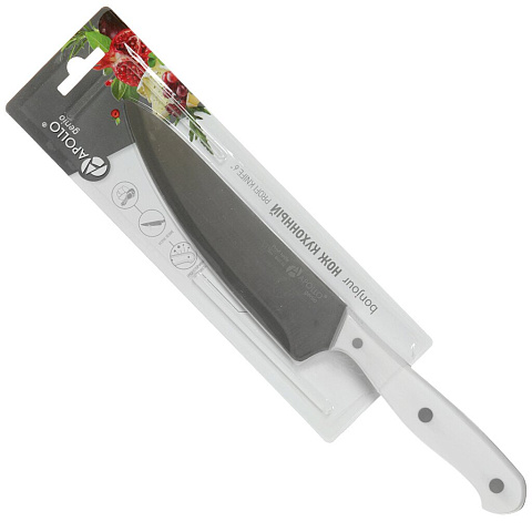Нож кухонный стальной Apollo Genio Bonjour BNR-02, 15 см