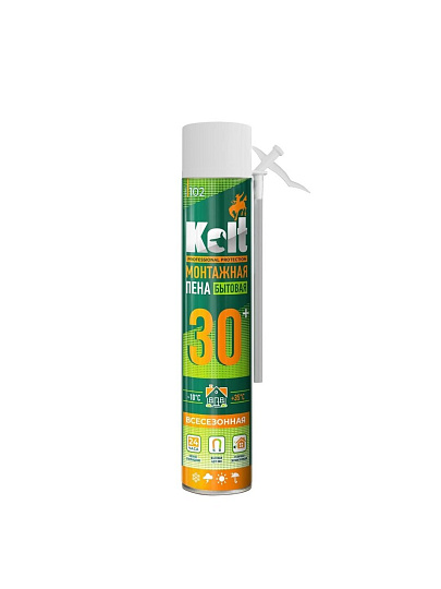 Пена монтажная Kolt, бытовая, 30 л, 520 г, всесезонная, K52U30H