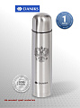 Термос нержавеющая сталь, 1 л, узкая горловина, Daniks, колба нержавеющая сталь, серебристый, SL-100Z - фото 4