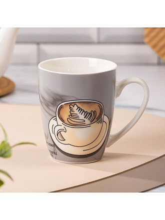 Кружка керамика, 360 мл, Кофейный ассортимент, Y4-8993, в ассортименте