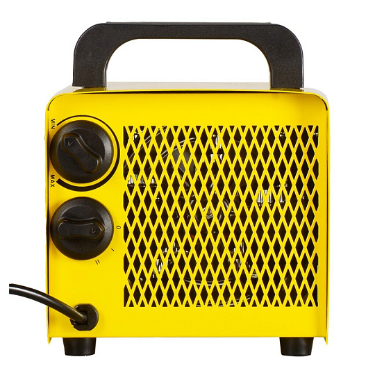 Пушка тепловая электрическая, Eurolux, ТЭПК-EU-2000, 2 кВт, 120 м³/ч, керамический элемент, 2 режима, квадратная, 67/1/34