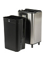 Контейнер для мусора нержавеющая сталь, 14 л, прямоугольный, сенсорный, без батареи, Y4-9345 - фото 3