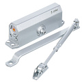 Доводчик дверной S-Locked, DZ-80-100, до 80 кг, серебро, 121612