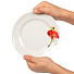Тарелка десертная керамическая, 170 мм, Идиллия Маки красные 4С0328 Добрушский фарфоровый завод - фото 4