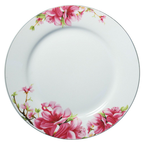 Тарелка десертная, керамика, 18 см, круглая, Сакура, DY804/763905 30/OV804-2