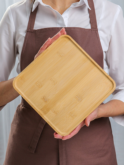 Менажница бамбук, 23х23х1 см, Daniks, PS58823B