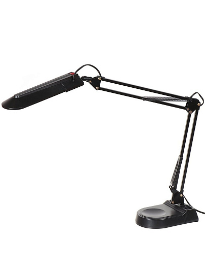 Светильник настольный на подставке, 5 Вт, черный, абажур черный, SPE17156-29