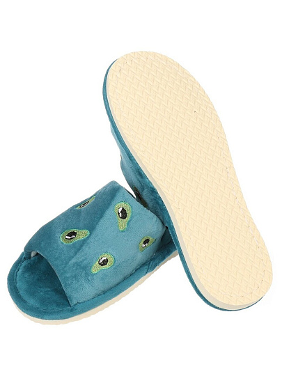 Тапки для женщин, текстиль, в ассортименте, р. 40-41, открытые, А-82-322-05 отк