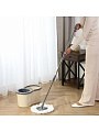 Набор для уборки ведро с отжимом, швабра МОП, бежевый, Verde, Spin Mop, 37995