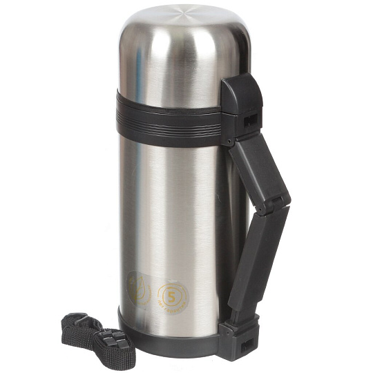 Термос для еды, нержавеющая сталь, 1.2 л, широкая горловина, Арктика, колба нержавеющая сталь, 201-1200