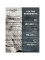Постельное белье 2-спальное, простыня 200х220 см, 2 наволочки 70х70 см, пододеяльник 175х215 см, Майская ночь, полисатин, Оригинальное 20/176-AC/May - фото 3