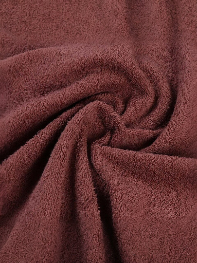 Полотенце банное 70х140 см, 100% хлопок, 420 г/м2, Азия, Barkas, коричневое, Узбекистан