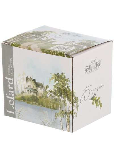 Кружка фарфор, 380 мл, Березки, Lefard, 85-2006