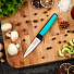 Нож кухонный Daniks, Emerald, для овощей, нержавеющая сталь, 9 см, рукоятка пластик, JA2021124-5 - фото 3