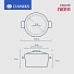 Кастрюля нержавеющая сталь, 1.9 л, с крышкой, крышка стекло, Daniks, Перл, GS-01205-16, индукция - фото 9