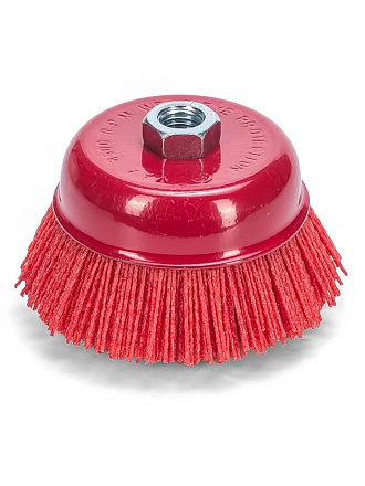 Щетка для УШМ Росомаха, 100 мм, чашка, нейлоновый ворс, 910100