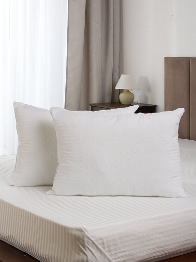 Подушка 50 х 70 см, полиэстер, Bubble, чехол микрофибра, средняя, Майская ночь