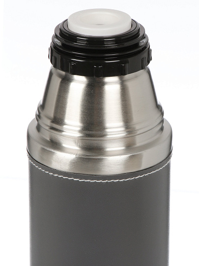 Термос нержавеющая сталь, 1 л, узкая горловина, Daniks, Тепло, колба нержавеющая сталь, серый, DYP-1000P