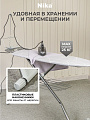 Доска гладильная 122х42 см, Grant, подставка для утюга, гладильный рукав, встроенная розетка, полка для белья, удлинитель 1.9 м, Nika, НГТ/4 - фото 8