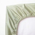 Простыня на резинке &amp;quot;Этель&amp;quot; 200*220*25 см, цв.оливковый, 100% хлопок, мако-сатин, 125 г/м² 5373436 - фото 3