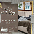 Покрывало 2-спальное, 200х180 см, 100% полиэстер, стеганое, Silvano, Жатка Элегант, светло-серое - фото 11