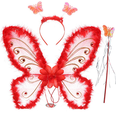 Карнавальный костюм Крылья бабочки Сноубум 8009/342071, в ассортименте, 39х41 см