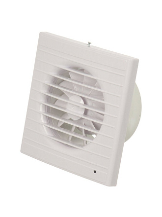 Вентилятор вытяжной настенный, Viento, установочный диаметр 100 мм, 13 Вт, 130 м³/ч, обратный клапан, 100СК