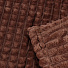 Плед 2-спальный, 180х200 см, 100% полиэстер, Silvano, Монако Квадраты, шоколадно-серый, SQF-180-13 - фото 6