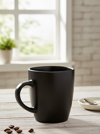 Кружка керамика, 460 мл, Elsa, Elrington, 235-61004, черная
